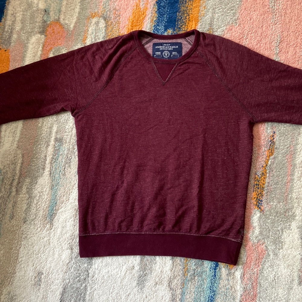 Vintage American Eagle Outfitter Athletic Fit Maroon Sweater